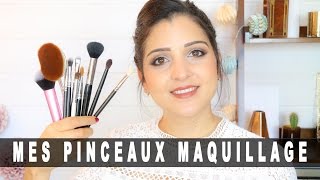 Pinceaux maquillage  MES INDISPENSABLES [upl. by Elleinwad]