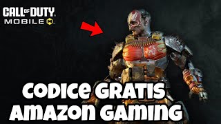 CODICE AMAZON GAMING GRATIS COME RISCATTARE SKIN RE GLOBIN EPICO COD MOBILE ITA [upl. by Demaria288]