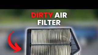 Symptoms of a clogged air filter [upl. by Inge]