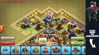 Clash of Clans  11Seviye Köy Binası Klan Savaşı Düzeni TH11 Anti 2 Yıldız [upl. by Samanthia382]