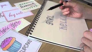 Simple Hand Lettering A Step by Step for Beginners [upl. by Josephson]