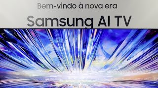 Lançamento das Novas AI TVs Samsung  A Nova Era de TVs samsungaitv [upl. by Klepac783]