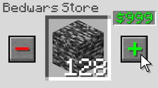 Minecraft Bedwars but i can buy any item in the game [upl. by Sedgewinn]