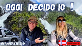 OGGI DECIDO IO 🇳🇴   NORVEGIA IN CAMPER VERSO CAPO NORD 2024 🔝4K [upl. by Ehling]