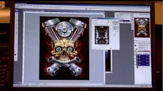 Advanced Photoshop Tutorial for Screen printers  Screen Printing 101 DVD pt 4 [upl. by Caldeira]