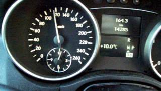 Mercedes ML320 CDI Acceleration 80160 kmh [upl. by Service617]