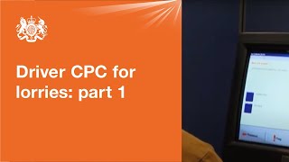 Driver CPC for lorries part 1  theory test [upl. by Koh]