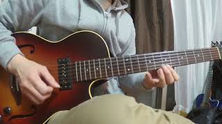 On the sunny side street guitar solo [upl. by Newell]