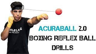 ACURABALL 20  Drills for Beginners Footwork Head movement and more  Boxing reflex ball drills [upl. by Bezanson306]