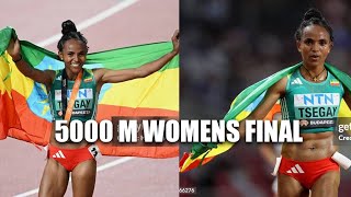 ሴቶች 800 ሜትር ሩጫ ፍፃሜ ውድድር  Paris 2024 Olympics  ፓሪስ ኦሎምፒክ  Womens 800 M Final 5000 ሺ ሜትር ሩጫ [upl. by Attenahs]