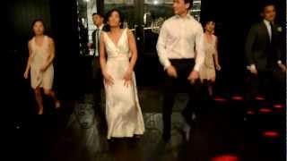 Wedding first dance  surprise shuffling [upl. by Akemit]