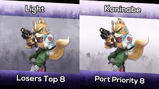 Light Fox vs Kaninabe Fox  Losers Top 8  Port Priority 8 [upl. by Moersch]