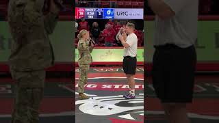 NC STATE WRESTLING HEAVYWEIGHT OWEN TREPHAN TAKING HIS ARMY OATH OF SERVICE I February 9 2024 [upl. by Anitsua]