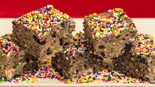 Cake Batter Bars No Bake Cake Mix Bar Recipe from Cookies Cupcakes and Cardio [upl. by Eimoan340]