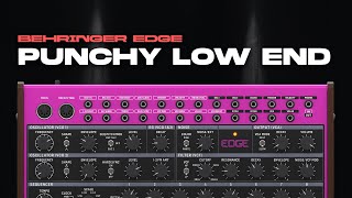 Techno Bass on the Behringer EDGE [upl. by Meade]