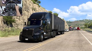 American Truck Simulator  Texas DLC  Thrustmaster TX [upl. by Nnaeilsel]