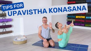 How to do Upavistha Konasana  Wide Legged Seated Forward Fold Pose in Ashtanga Yoga [upl. by Darwin]