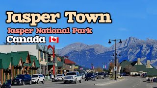 Jasper Alberta Canada  Jasper Town walking Tour just before wildfire 2024 Canada alberta Jasper [upl. by Eimmij901]