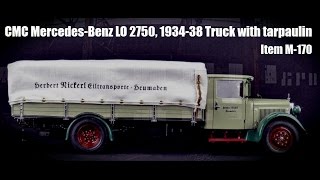 CMC MercedesBenz LO 2750 193438 Tarpaulin M170 [upl. by Dale]