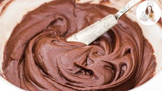 One Minute Chocolate Frosting Recipe [upl. by Blondelle722]