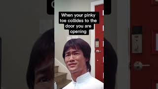 Pinky Toe vs Door The Ultimate Showdown of Pain 😩🚪 [upl. by Rialb]