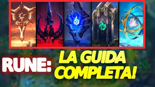 ITA GUIDA COMPLETA ALLE RUNE SU LEAGUE OF LEGENDS 🔥 Cosa sono le rune e come sceglierle [upl. by Ecal]