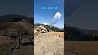 Solo  tandem flying 🪂❣️ short video youtubeshorts mountains paraglidinglife travel flying [upl. by Aznola900]