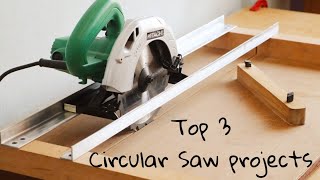 Top 3 Circular Saw Projects  3 Best Circular Saw Ideas [upl. by Sukey719]