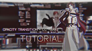 Opacity Transition  Coloring and Bars Tutorial After Effects [upl. by Agni109]