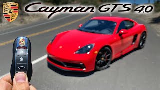 The 2021 Porsche 718 Cayman GTS 40 is a FlatSix Symphony for an Audience of One InDepth Review [upl. by Rehctelf]