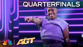 Phillip Lewis Makes Baton Twirling Look EASY  Quarterfinals  AGT 2024 [upl. by Catlaina334]