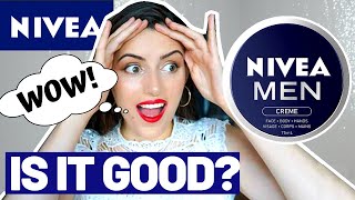 SPECIALIST testing NIVEA MEN CREAM review ingredients is it good [upl. by Ecenahs487]