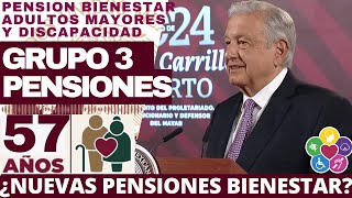 🤑GRUPO 3 DH OCTUBRE Y NOVIEMBRE REGISTROS APOYO BIENESTAR PAGOS DOBLES 57 AÑOS AMLO PENSIONES🤔 [upl. by Leuqim]