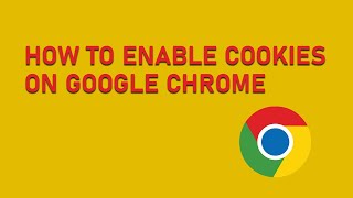 How to Enable Cookies on Google Chrome  Fixed [upl. by Saitam134]