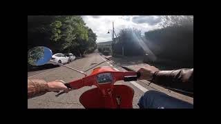 Vespa 130 DR Alluminio POV [upl. by Dobson]