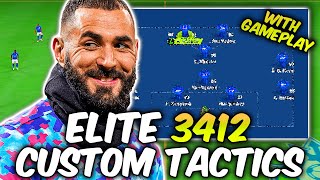 BEST COMEBACK FORMATION INSANE 3412 CUSTOM TACTICS  PLAYER INSTRUCTIONS  FIFA 22 ULTIMATE TEAM [upl. by Okihsoy]