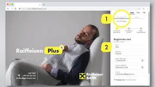 Raiffeisen Plus  video udhëzues për regjistrim [upl. by Makell]