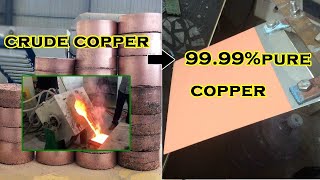 How To Get 9999 Pure CopperCopper Electrolytic Refining EquipmentSuny Group [upl. by Auqinahs723]