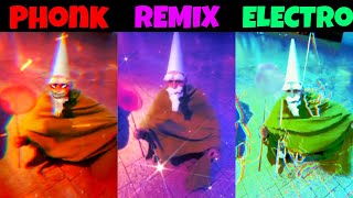 The Green Wizard Gnome Phonk vs Remix vs Electro All Version [upl. by Wendeline]