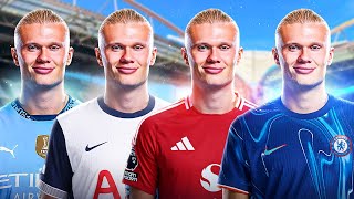 I Made Erling Haaland Play For Other Premier League Clubs [upl. by Isdnyl]