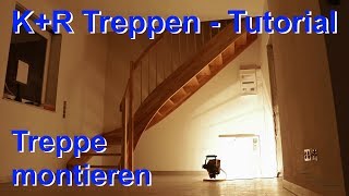 KR Treppen  Tutorial Treppe montieren [upl. by Diarmit]