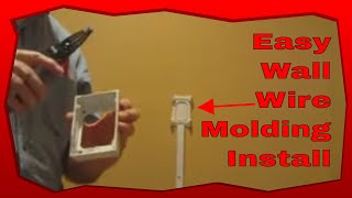 How To Install A Light In Closet With WireMold [upl. by Zetnom186]