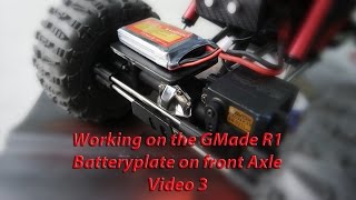 Working on the GMade R1 Making a battery plate [upl. by Asenab953]