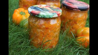 Daržovių mišrainė žiemai  Geriausias konservuotų daržovių receptas  Canned vegetables [upl. by Anitnelav71]