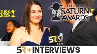 Chyler Leigh Talks Supergirl At The Saturn Awards [upl. by Nigel]