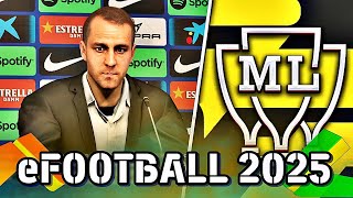 EFOOTBALL 2025  A NOVA MASTER LEAGUE INFO OFICIAL [upl. by Aratnahs]