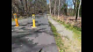 Biking on the Thermal Belt Rail Trail Rutherford County NC [upl. by Nyl]