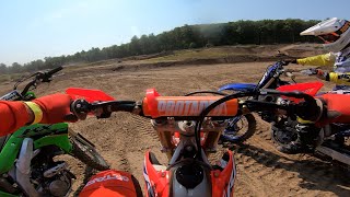 2022 CRF250R first ride crf250r vs yz250f vs kx250f [upl. by Verada]