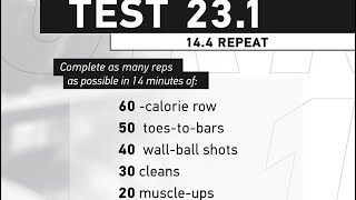 231 CROSSFIT OPEN WORKOUT [upl. by Ayahsey863]