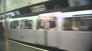 1972 Stock Tube Train At Clapham North Station [upl. by Adiuqram]